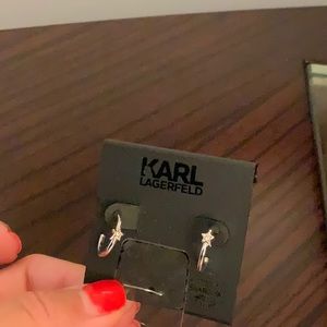 Karl Lagerfield hoops